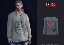 Legal Insanity - Grunge vneck #23