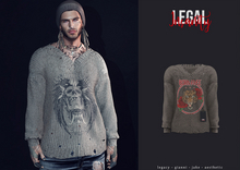 Legal Insanity - Grunge vneck #26