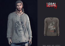 Legal Insanity - Grunge vneck #27