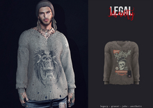 Legal Insanity - Grunge vneck #28