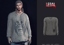 Legal Insanity - Grunge vneck #29
