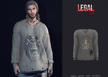 Legal Insanity - Grunge vneck #30