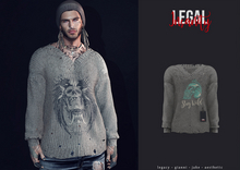 Legal Insanity - Grunge vneck #31