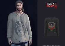 Legal Insanity - Grunge vneck #38