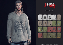 Legal Insanity - Grunge vneck FATPACK 1