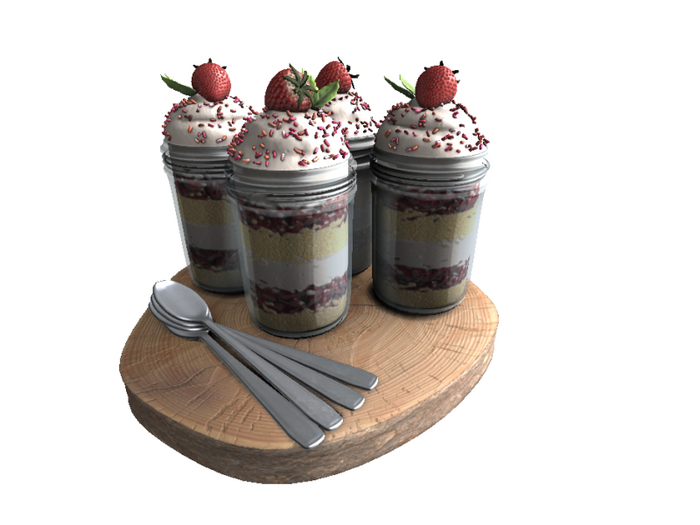 04. [IK] Spring Patio Set - Strawberry Triffles - COMMON