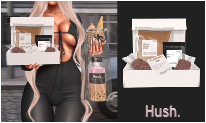 Hush . Milk Tea . Box