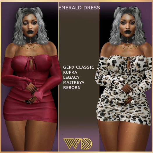WAD DESIGNS EMERALD DRESS