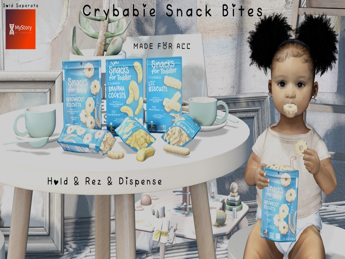"Crybabie" Snack Bites (ARROWROOT BISCUTS)