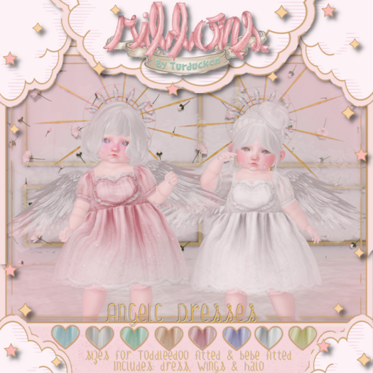 {Ribbons} Angelic Dress - Mint {Box}