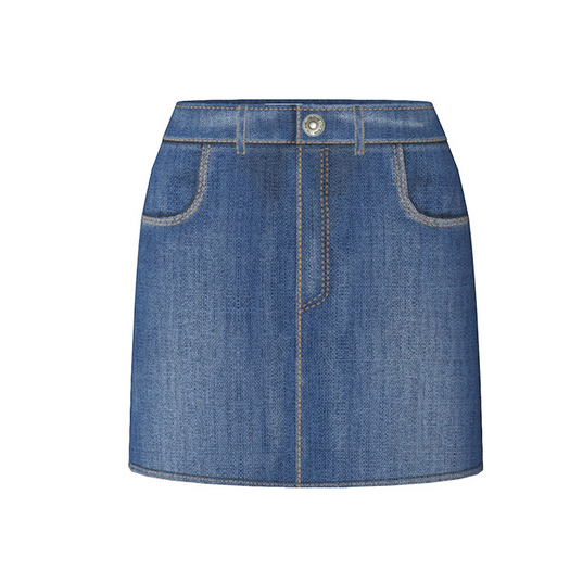 denim skirt for ABLO1 & AB5.0