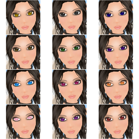 Onigiri ~ Anime eyes Style 04 All Colors