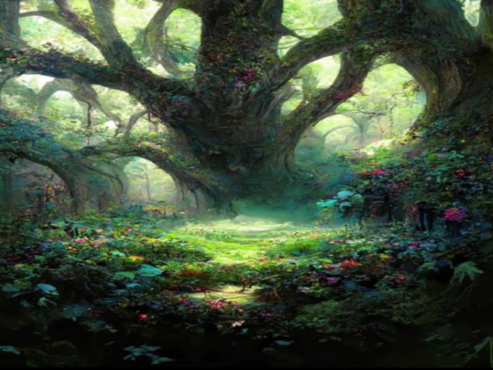 Forest Blossoms Texture