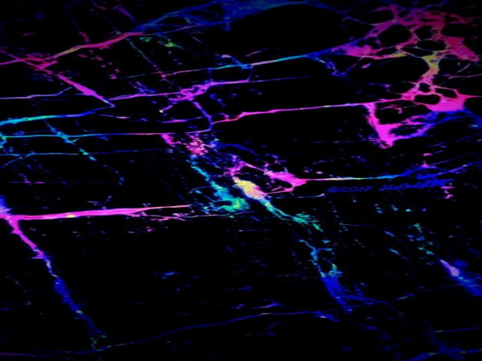 Neon Cracks Texture