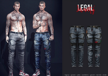 Legal Insanity - Bruce harness denims blue spruce