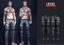 Legal Insanity - Bruce harness denims dirty