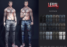 Legal Insanity - Bruce harness denims FATPACK
