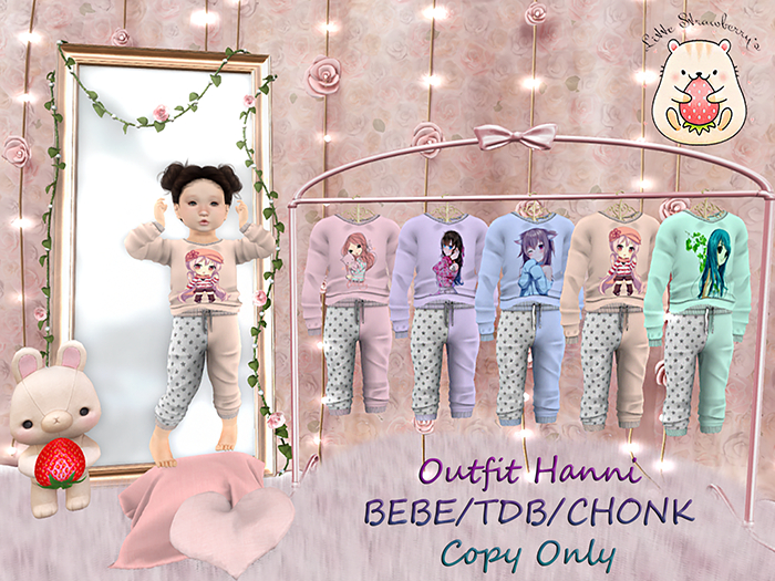 (LSB) Outfit Hanni BEBE/CHONK/TDB Rose