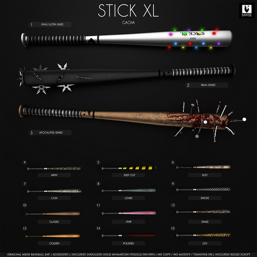 1. :BAMSE: Stick XL - XMAS ULTRA RARE