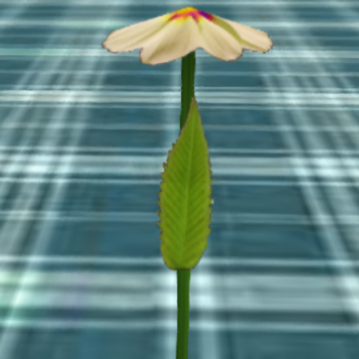 single yellow flower