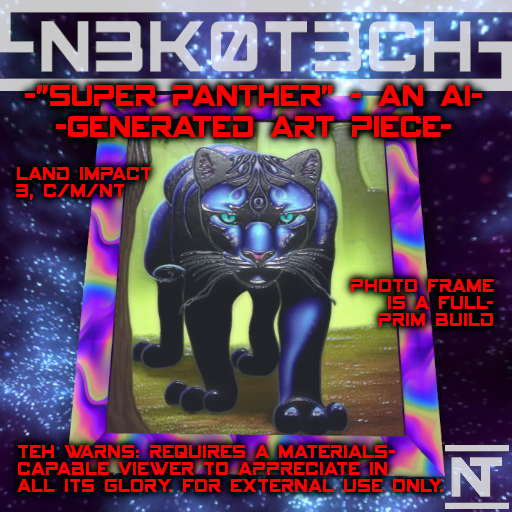 [-NT-] Original AI Art ["Super Panther"]