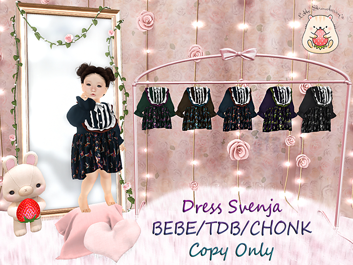 *LSB* Dress Svenja BEBE/ TDB/ CHONK Green