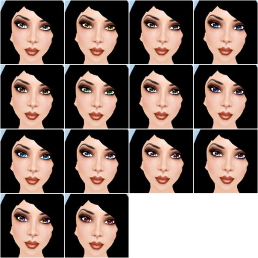 Onigiri ~ Anime eyes Style 05 All Colors