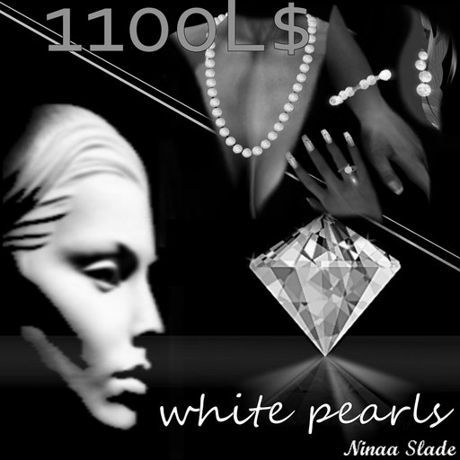 FIN Fashion - Pearls Set White