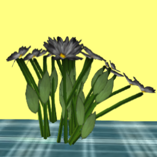 medium bunch silver flowers