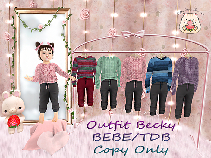 *LSB* Outfit Becky BEBE/TDB Rose