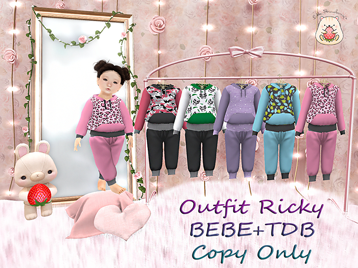 *LSB* Outfit Ricky BEBE/TDB Pink