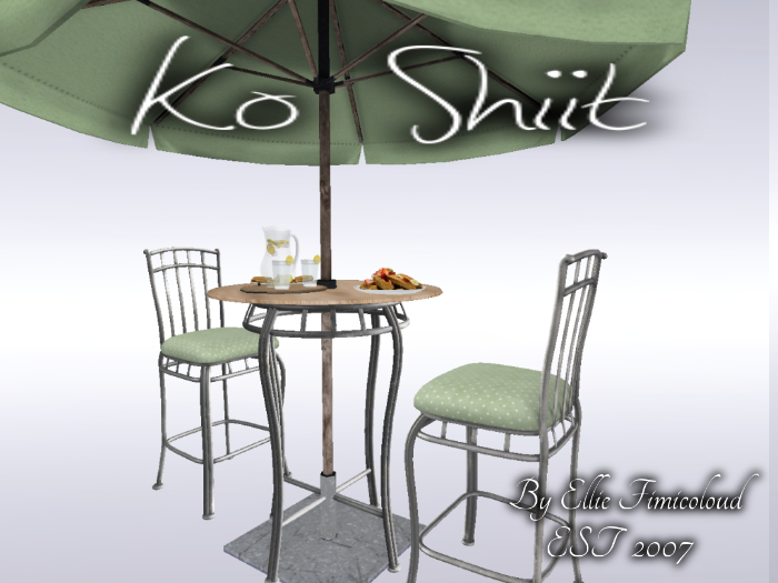 [KO SHIIT] Summer Bistro Set