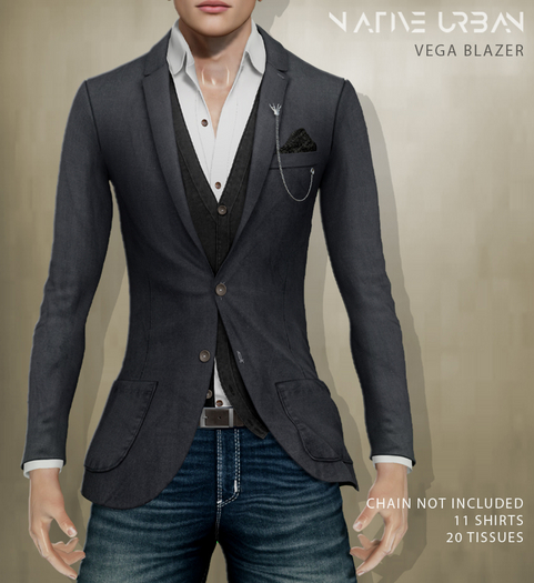 NATIVE URBAN - Vega Blazer Charcoal