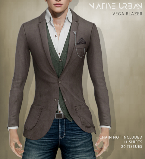 NATIVE URBAN - Vega Blazer Dark Brown