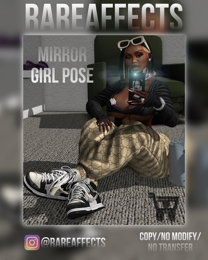 RareAffects- Mirror Girl Pose