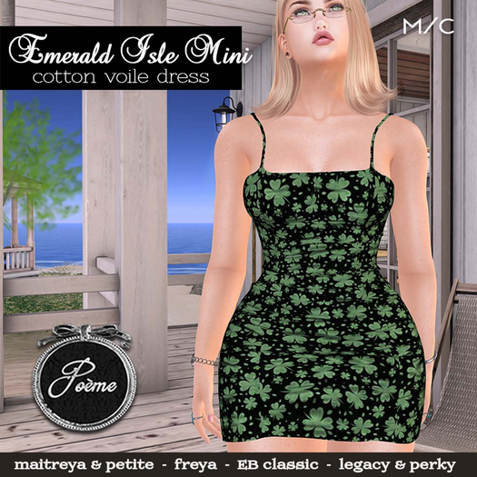 {Poeme} Emerald Isle Cotton Voile Mini