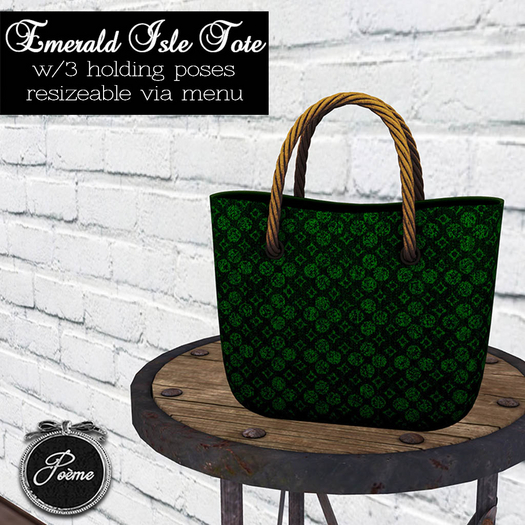 {Poeme} Emerald Isle Tote Bag