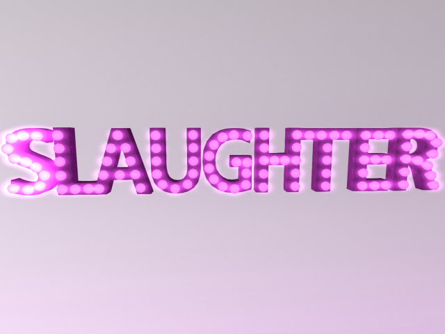 [NoX] S-laughter Pink Neon Sign