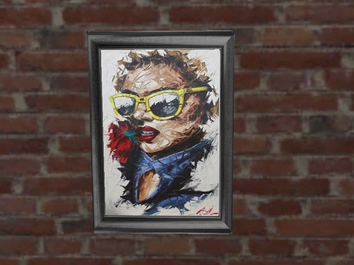 WOMAN WITH GLASSES - SL POP ART