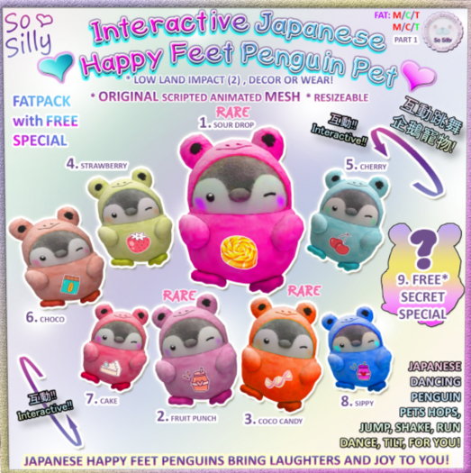 01. RARE Happy Penguin-SourDrop SO SILLY