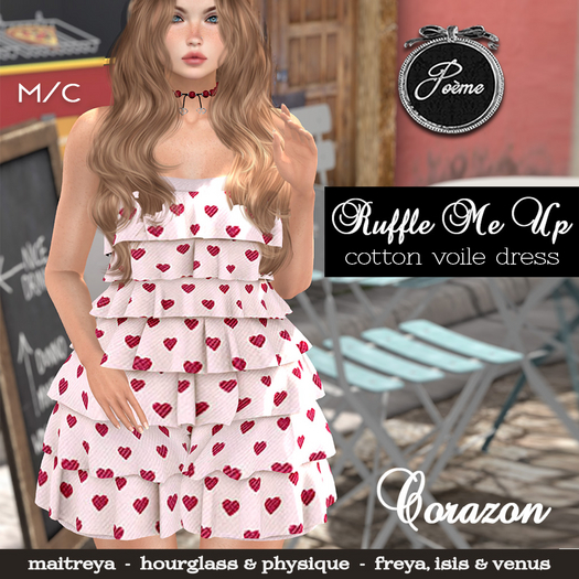 {Poeme} Ruffle Me Up Corazon Dress