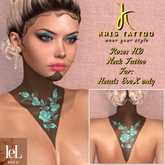 Kris Tattoo - HD ROSES NECK EvoX - BOM #6