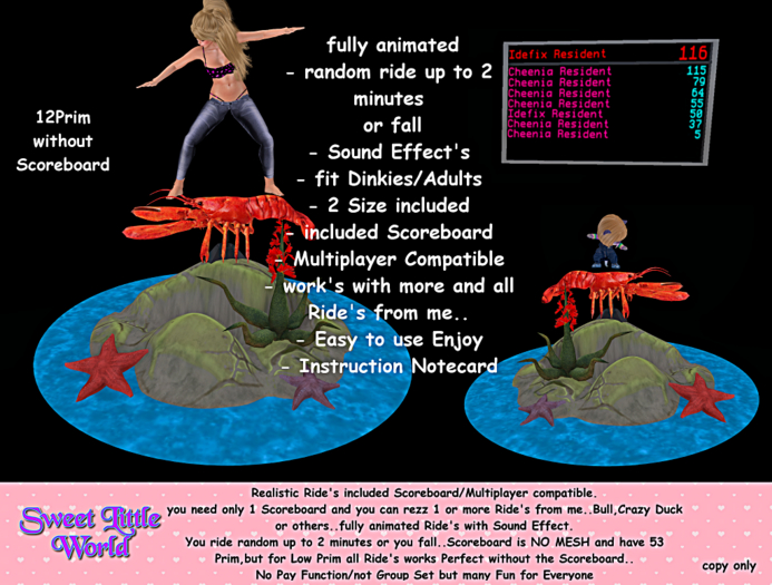 SLW Lobster Ride Adult&Dinkies