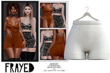 Frayed - Alice Shorts - Cream