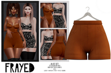 Frayed - Alice Shorts - Tan