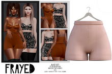 Frayed - Alice Shorts - Nude