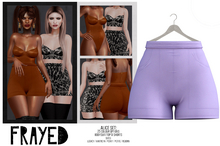 Frayed - Alice Shorts - Lilac