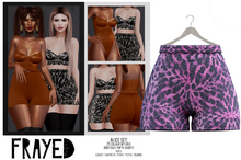 Frayed - Alice Shorts - Pink Tie-Dye