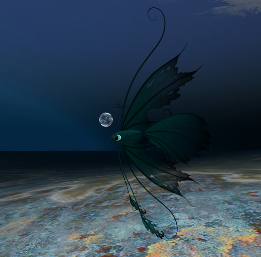 (7S) Common Fish: Teal Ragged Fish