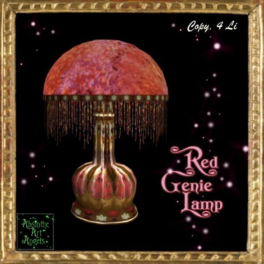Red Genie Lamp